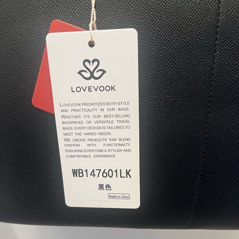 Lovevook NWT Black Women's Laptop Work/Travel
Minimalist ‘Business Fashion’ Bag - Picture 6 of 16